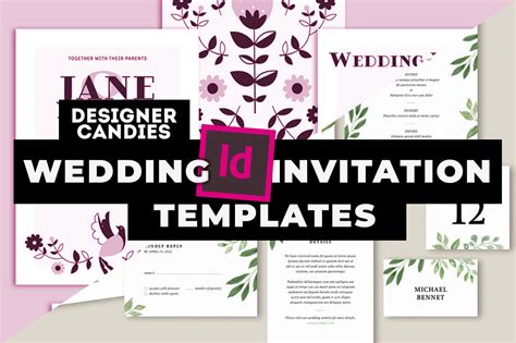 Indesign Wedding Invitation Template