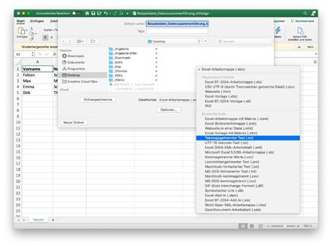 Indesign datenzusammenführung csv