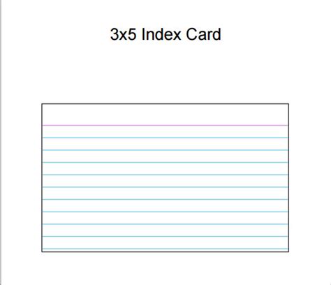 Index Card Template 9+ Download Free Documents in PDF , Excel