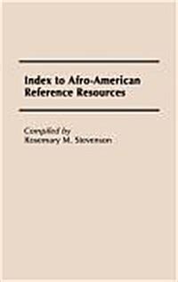 Index To Afro American Reference Resources