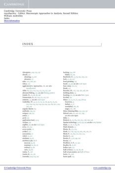 Index. Published online by Cambridge