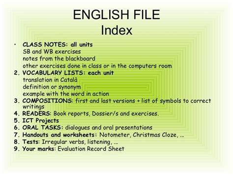 The meaning of INDEX is a list (as of bibliographical information or citations to a body of literature) arranged usually in alphabetical order of some specified datum (such as author, subject, or keyword). How to use index in a sentence.. Index_eng
