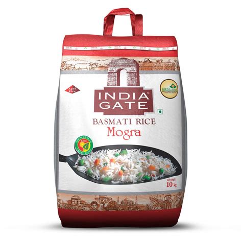 India Gate Basmati Rice Bag, Mogra, 10kg : Amazon.in: Grocery & Gour…