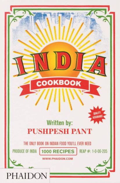 Read India The Cookbook By Pushpesh Pant