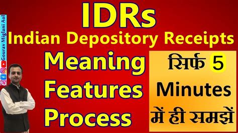 Indian Depository Receipt Examples