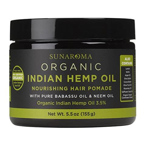 Indian Hemp Oil — Sunaroma Organic Indian Hemp Oil Pomade …