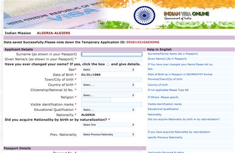 Indian Visa Online Application For USA – Details of Visa Given by India