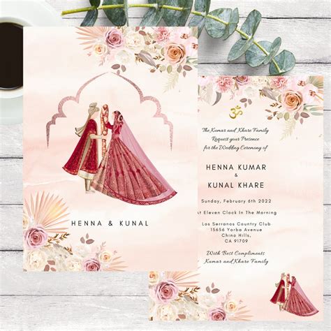 Indian Wedding Cards Modern Indian Wedding Invitations Cards