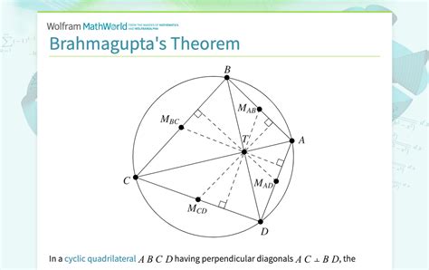 Indian mathematicians brahmagupta theorem
