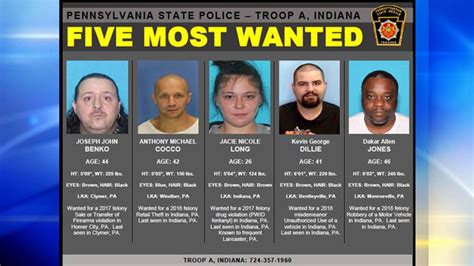 Indiana's most wanted noble county. Kokomo. Lafeyette. Laporte. Michiana. Schererville. South Bend. Terre Haute. University of Indiana Indianapolis. West Lafayette. INDIANA MOST WANTED CRIMINALS BY … 