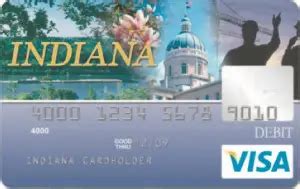 new Indiana Visa Debit Card, you may chose to have auto