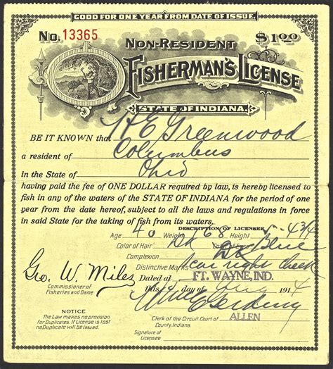 You will be charged a $3 fee to reprint a license. Does the Indiana web site offer both resident and non-resident fishing, hunting and trapping licenses? Yes. The first section of the licensing module starts with personal information input that has a "residency indicator check". If you qualify as an Indiana resident, you will need to select .... 