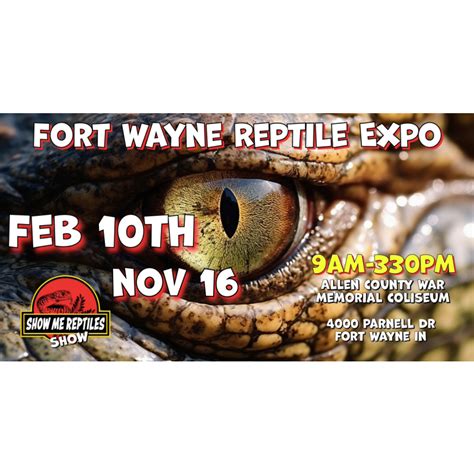The Goshen Reptile Expo is located at 17746 County Rd 34, Goshen, IN 46528, in the Sheep and Swine (SS) Arena. You can click on the image below for more detailed navigation. This is the information page for the Goshen Reptile Expo. Below you can find admissions information, location and show dates. We can also be found on Facebook, check us out ...