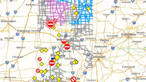 Most of northern Indiana is under a travel advisory or tr