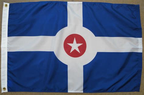 Indianapolis Flag, City of - Nylon - 6