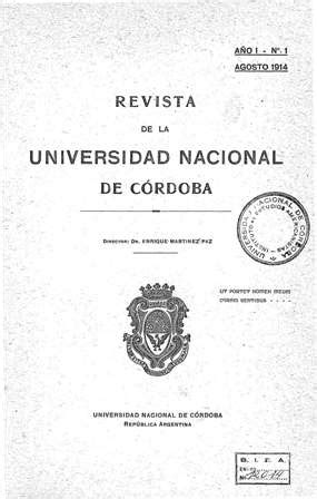 Indice de la revista de la universidad nacional de córdoba, 1914 1970. - Approccio alla terra 12 ° edizione.