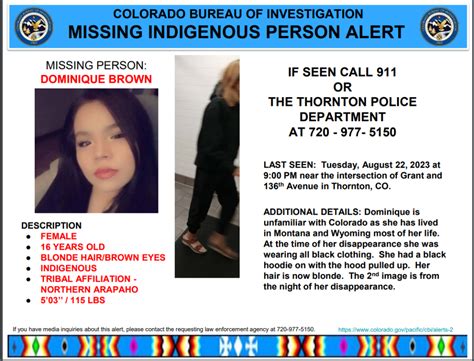 Indigenous teen missing from Thornton; authorities ask for public’s help locating her