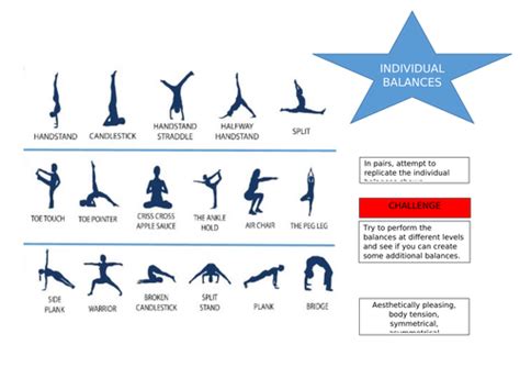 Individual Balances & Shapes Cards Set - ThePhysicalEducator.com