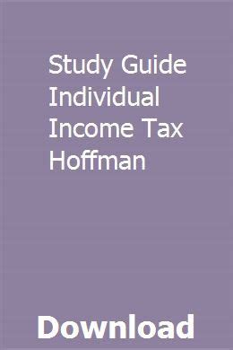 Individual income tax 2013 hoffman study guide. - Betriebliches berichtswesen als informations- und steuerungsinstrument.