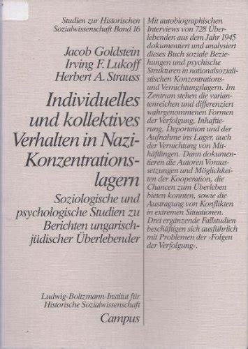 Individuelles und kollektives verhalten in nazi konzentrationslagern. - National crane manual parts 215 e.