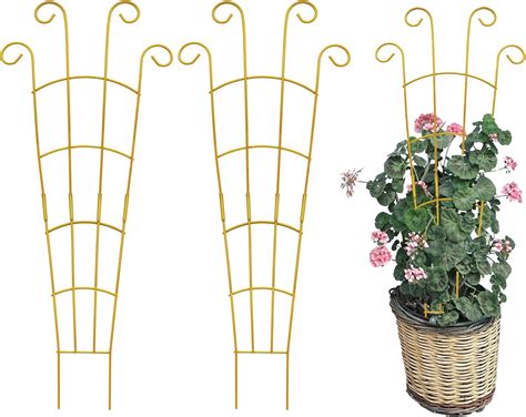 Indoor plant trellis amazon.  Choose from stackable designs, decorative patterns, and durable ma...