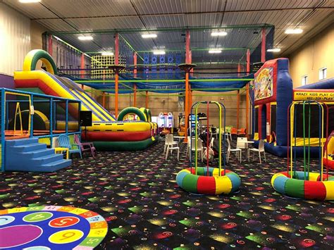 Indoor play places near me. 1. Oasis Family Fun Center. “This is a great place to take kids. They have an indoor playground along with arcade games.” more. 2. Bette’s Family Fun Center. “Really nice kids play place. They have bouncy castles, arcade games, soft play areas, etc.” more. 3. 