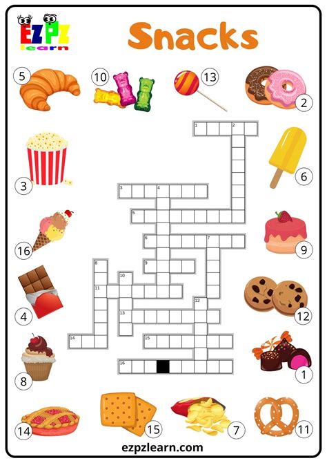 Here is the answer for the crossword clue Savoury snack