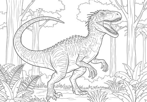 Indoraptor Coloring Pages