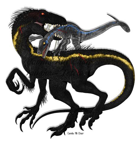 Indoraptor vs Blue by FreakyRaptor on DeviantArt