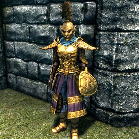 Indoril armor.  Each pauldron appears as two long upturned leaves.  Indoril Arm...