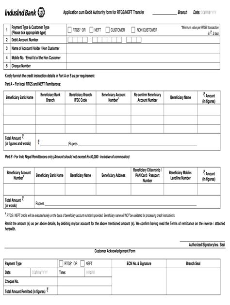 Indusind bank rtgs form fillable pdf - galerieportelouise.be