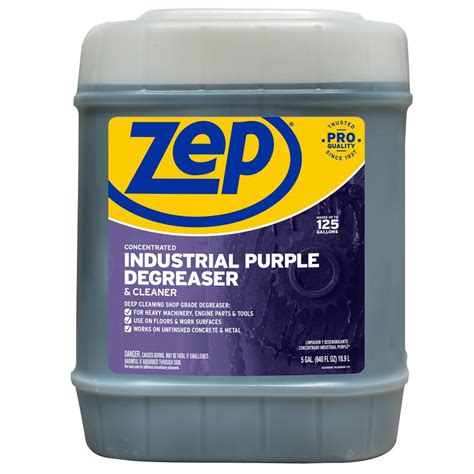 Industrial degreaser. Purple Power Industrial Strength Cleaner/Degreaser works great on a wide variety of surfaces in auto, farm, marine, home and industrial applications. The concentrated formula penetrates quickly and then creates a barrier between the stain and the surface being cleaned. Biodegradable, non-abrasive, non-flammable, and phosphate … 