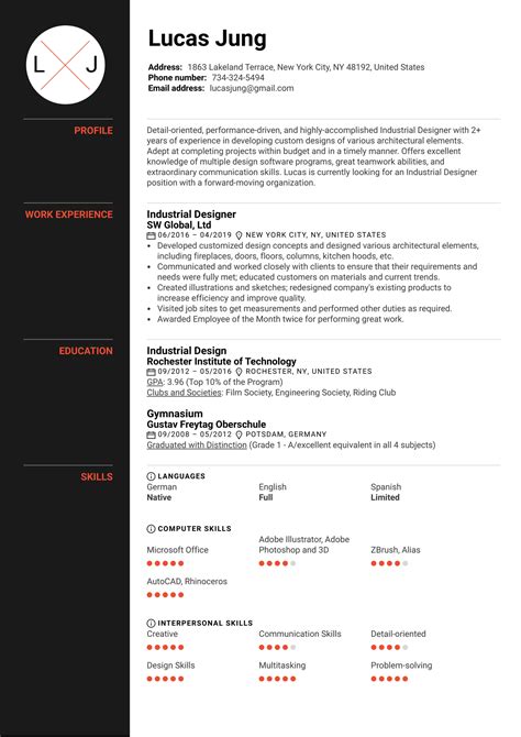 Industrial design curriculum. Here are the steps you can take to write an effective industrial design resume: 1. Review the job description. It's helpful to tailor your resume to different jobs to … 