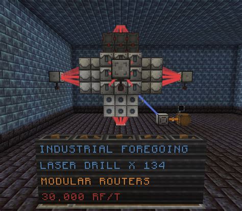 Industrial foregoing laser drill. This is a series on the All The Mods 7 To The Sky Minecraft modpack! It is similar to the modded skyblock modpacks we have played in the past, only this time... 