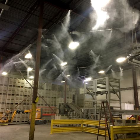 Industrial misting systems dust control.  Built for 24/7 performance in harsh industrial...