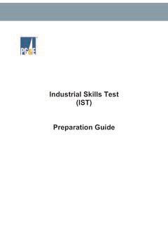 Industrial skills test ist preparation guide. - Jeugdwelzijn op weg naar samenhangend beleid.