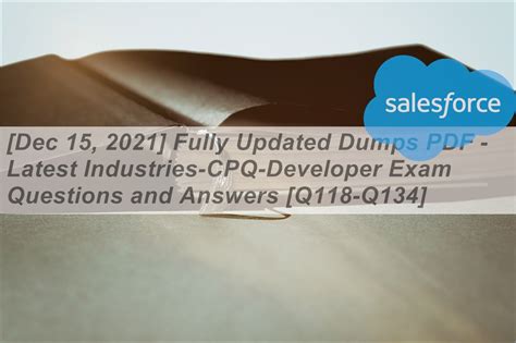 Industries-CPQ-Developer Dumps