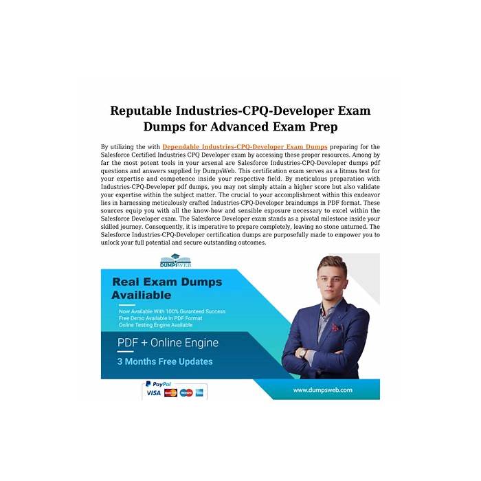 Industries-CPQ-Developer Valid Test Pass4sure