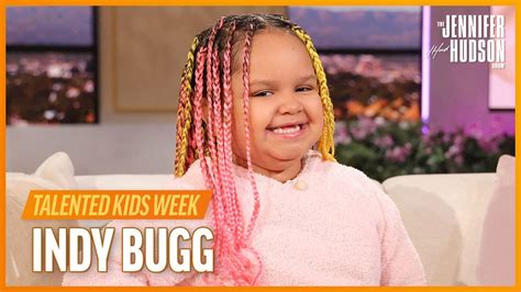 Indybugg. Check out the best of 10-year-old dancer Indy Bugg! The pint-sized dancer from Dayton, Ohio, melts Jennifer Hudson's heart as she tells the host how excited she is … 