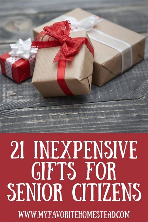 Inexpensive Gifts For Senior Citizens