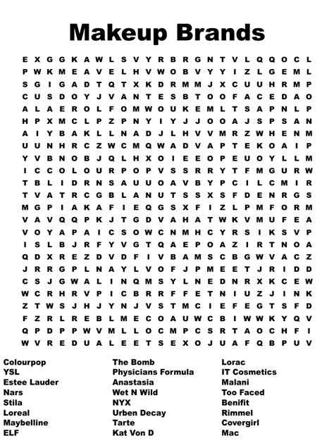 Inexpensive makeup brand crossword clue. The Crossword Solver found 30 answers to "Cosmetics brand owned by Est e Lauder", 5 letters crossword clue. The Crossword Solver finds answers to classic crosswords and cryptic crossword puzzles. Enter the length or pattern for better results. Click the answer to find similar crossword clues . Enter a Crossword Clue. 