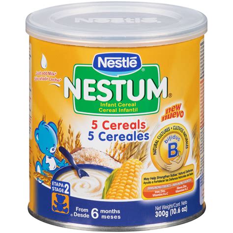 Infant cereal. Mix the cereal with the usual formula or breast milk. Combine the usual amount of cereal and formula or breast milk that your baby usually eats. It's alright if ... 
