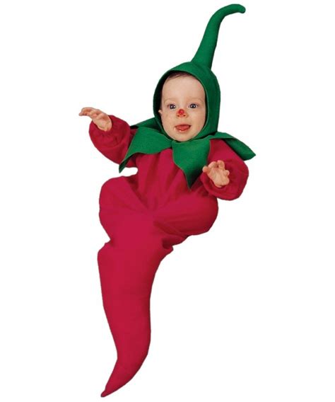 Infants Hot CHILI PEPPER Red Green Bunting Halloween Costume …