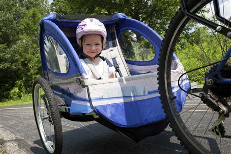 Infants In Bike Trailers