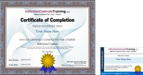 Infection Control and Prevention Certificationhttps//www