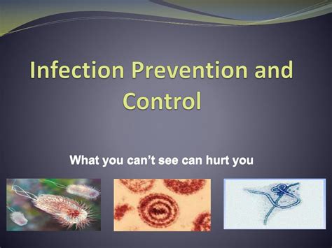 Infection Prevention and Control PowerPoint Presentation Slides PPT