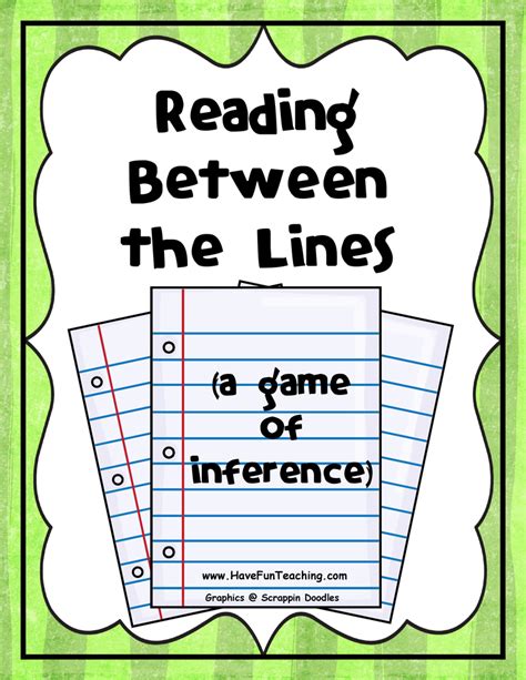 Inferences Worksheets Have Fun Teaching
