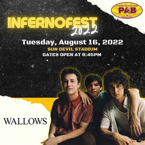 Sun Devil Welcome and InfernoFest **Tuesday, Aug. 15, 2023** **8 p.m., doors open 7:30 p.m.** **Location:** Sun Devil Stadium, ASU Tempe Campus Experience Sun Devil spirit, pride, and tradition at.... 