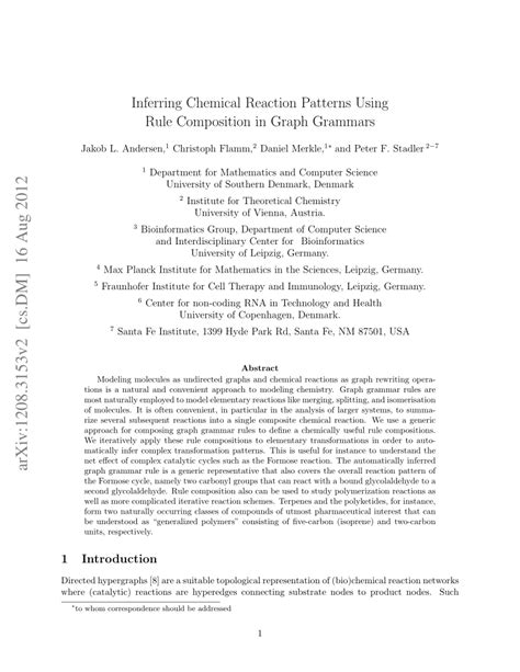 Inferring Chemical Reaction Patterns Using Rule Composition …