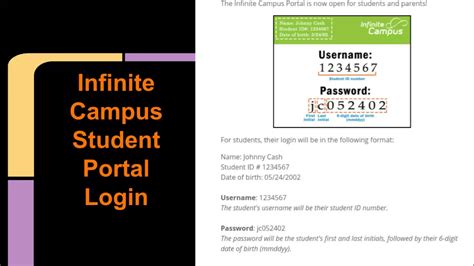 Infinite Campus; Student/Parent Handbook;